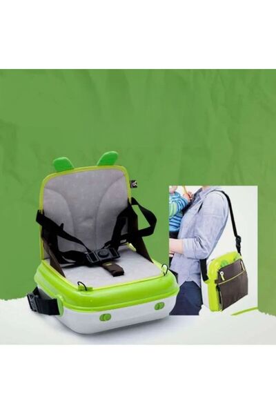 Halasouq Portable 3-in-1 Kids Booster Seat - Car Seat & Dining Chair with Saf...
