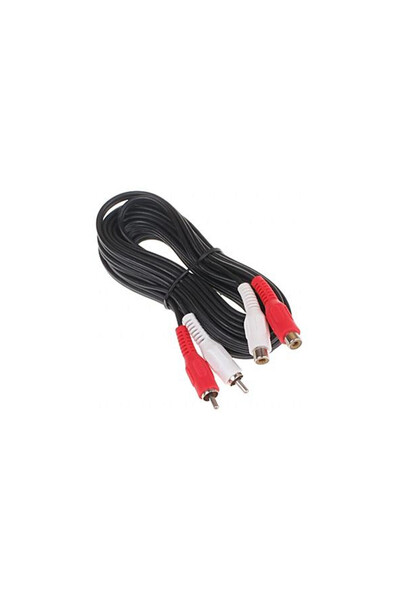 LP Kabel RCA (Cinch) x2 - RCA (Cinch) x2 3m czarny (KPO2661)