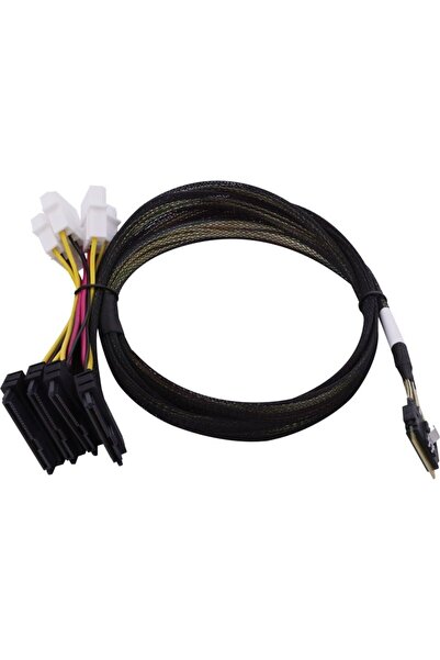 MICROCHIP Adaptec Kabel 1x SFF8654 x8 -> SFF8639 4xU.3 intern 0.8m SlimSAS - ...