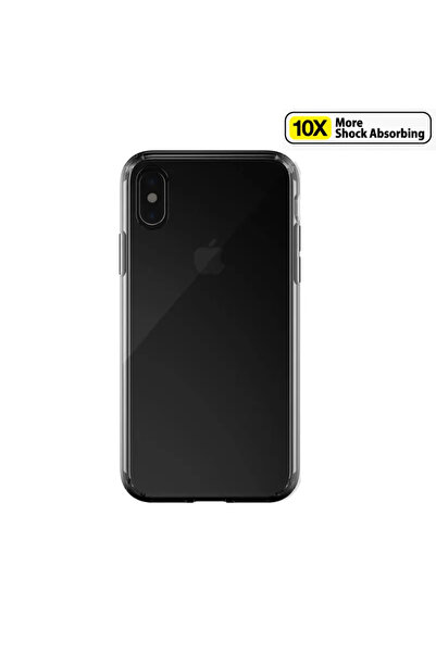 Just Mobile TENC Air Case - Husă iPhone Xs / X (Negru Cristal)