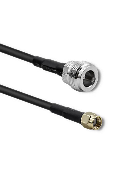Qoltec Cablu coaxial RG58 N tip tată la RP-SMA tip tată 1m