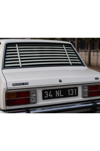 Süren Oto Aksesuar Auto Rear Window Blinds Curtain – White