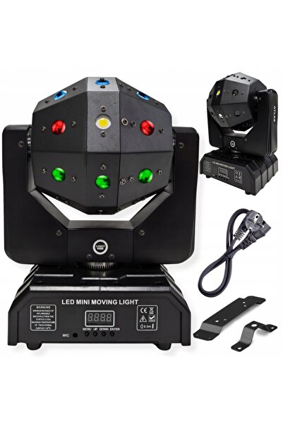 LIGHT4ME Atlas Moving Multi Effect Iluminare LED 4 în 1