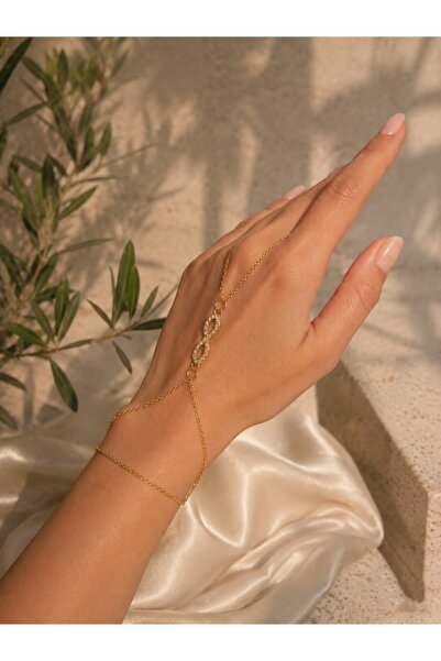 Uno Di Famiglia Elegant Şahmeran with Zircon Stone and Infinity Figure