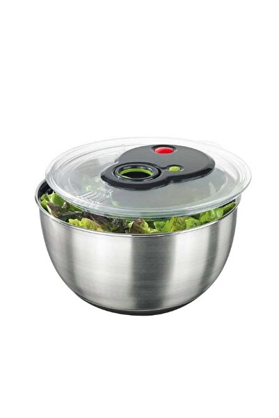 emsa Centrifugă de salată 4,5l 513441 Turboline inox/negru