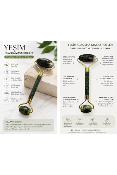 The Magıc of Healıng Yeşim Doğal Taş Roller