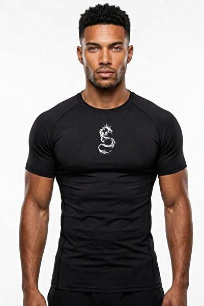 Gymhard Tricou de compresie mono Dragon Strike
