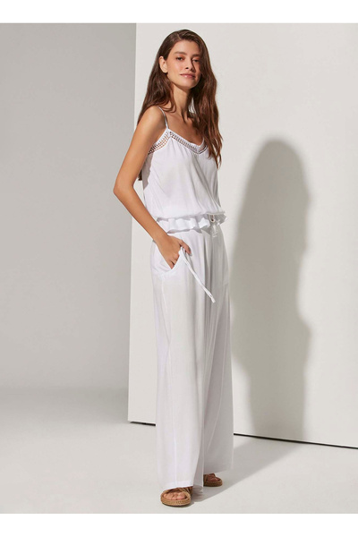 White By Nature Beyaz Kadın Pantolon 380548