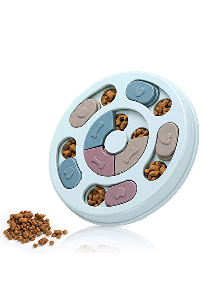 Meng tuo Dog slow food leaking food turntable puzzle hidden food training toy...