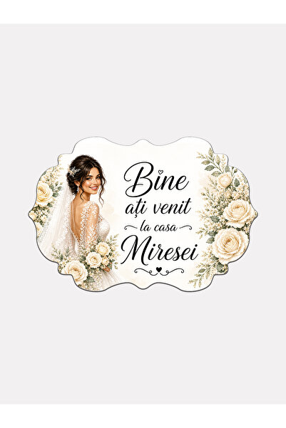 Bello Carino High quality decoration products Plăcuță " Bine ați venit la Cas...