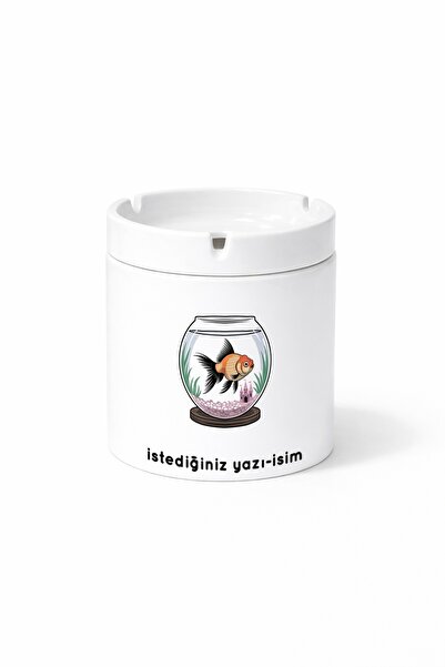 Kirbi Reklam Animal Golden Fish Goldfish Goldfish Double-Sided Printed Porcel...