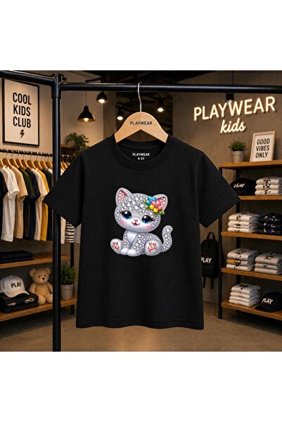 playwear Dječja unisex majica sa printom "Stoned Diamond Cat" 100% pamuk, vel...