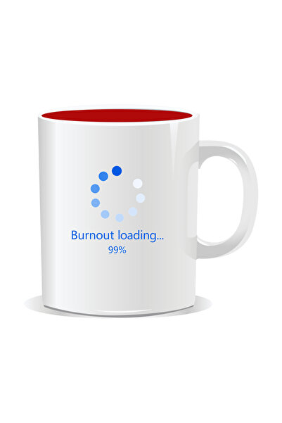 Mug Mania Personalized mug with messages for corporate people, Burnout loadin...