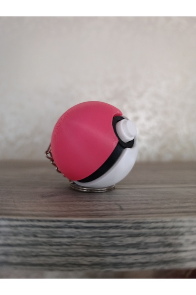 U3D Poke Topu - Tuşlu Anahtarlık - Klavye Sesli - Pokemon -