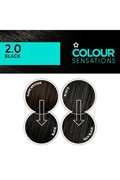 SUPERDRUG , Colour For Men, Semi-Permanent Hair Dye, Black, 30 ml