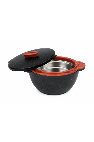 Agora Plast AgoraPlast Stoneline 3.35L Insulated Casserole, Stainless Steel I...