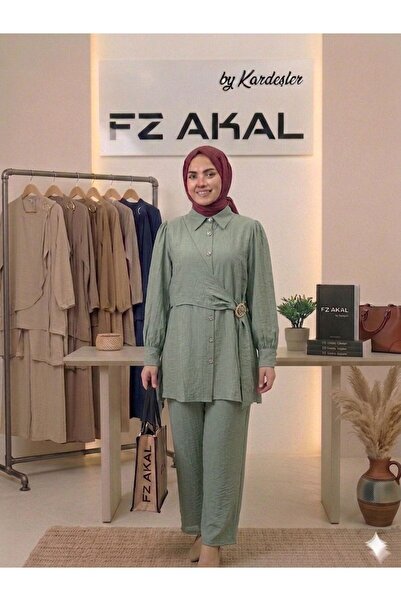 FZ AKAL Çilek Tesettür Double Set