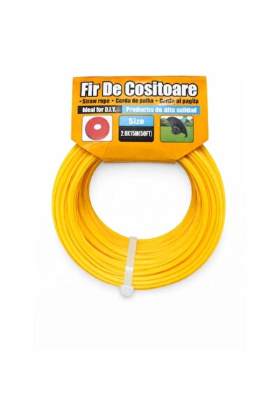 OEM Fir cositoare, Nylon, Fir universal pentru motocoasă, Tăiere iarbă, 2.0 m...