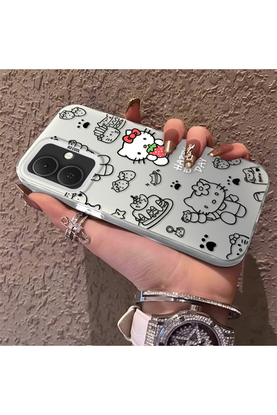 SLIMFELT Tecno Spark Go 2 Uyumlu Sevimli Anime Kılıf, sade uyumlu model