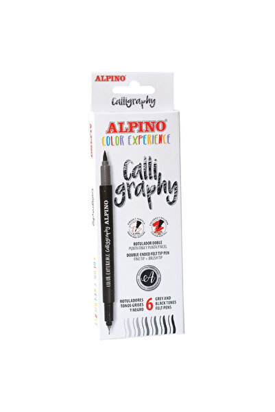 Generic Brand Ar-001040 Calligraphy Set 6 Pieces Double Ended