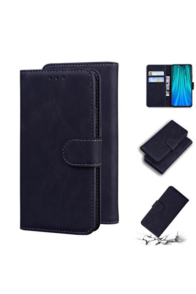 sscase Skin Feel Θήκη Πορτοφόλι Black (Xiaomi Redmi Note 8 Pro)