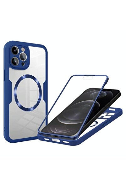sscase 360 Degrees Coverage MagSafe Σκληρή Θήκη Blue (Apple iPhone 12 Pro Max)