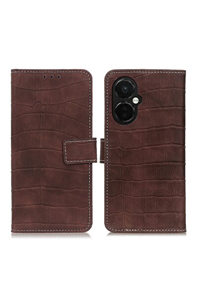 sscase Crocodile Θήκη Πορτοφόλι Brown (OnePlus Nord CE 3 Lite 5G)