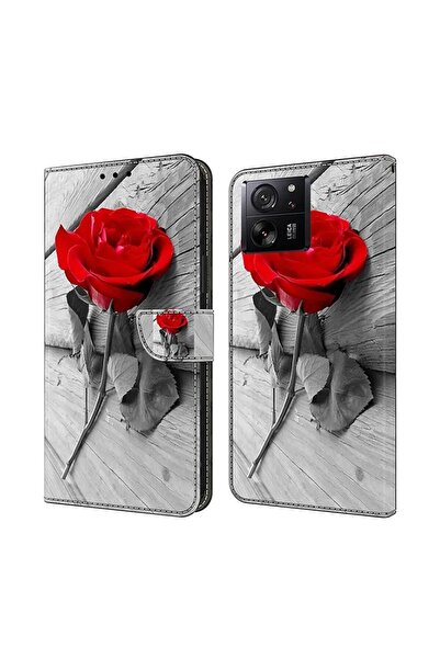 sscase Colored Drawing Θήκη Πορτοφόλι Rose (Xiaomi 13T / 13T Pro)