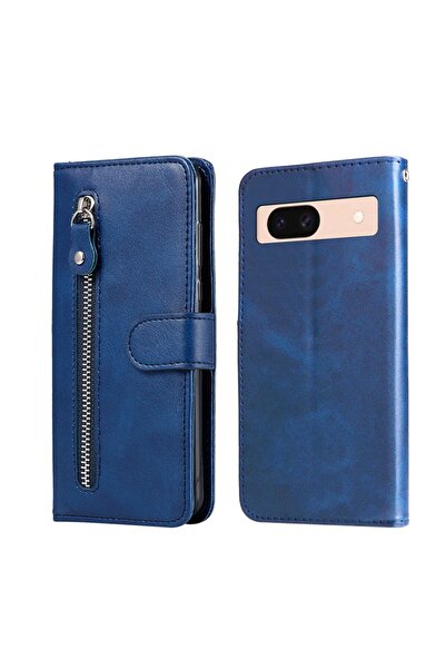 sscase Zipper Θήκη Πορτοφόλι Blue (Google Pixel 8a 5G)