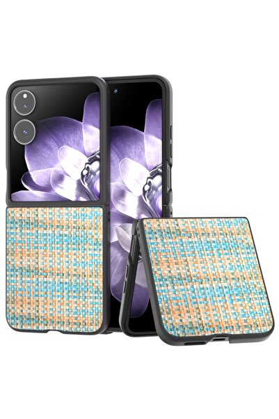 sscase Plaid Texture Σκληρή Θήκη Light Blue (Xiaomi Mix Flip 5G)