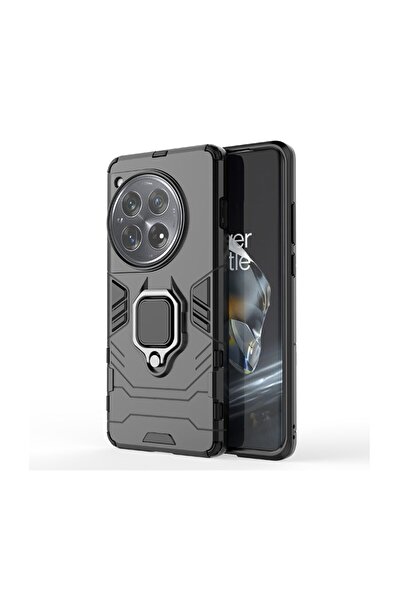 sscase Magnetic Ring Σκληρή Θήκη με Δαχτυλίδι Black (OnePlus 12 5G)
