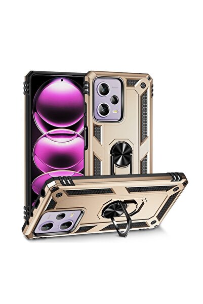 sscase Protective Case Σκληρή Θήκη με Δαχτυλίδι Gold (Xiaomi Redmi Note 12 Pr...