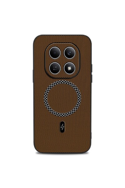 sscase Triangle Texture Magsafe Σκληρή Θήκη Brown (Xiaomi Redmi Note 15 4G)