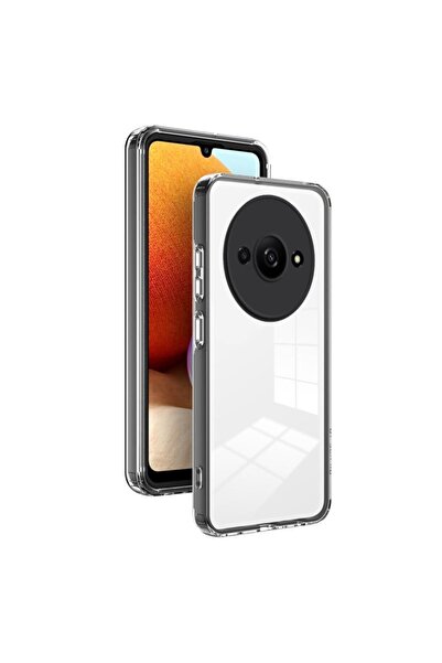 sscase Color Frame Διάφανη Θήκη Σιλικόνης Black (Xiaomi Redmi A3)