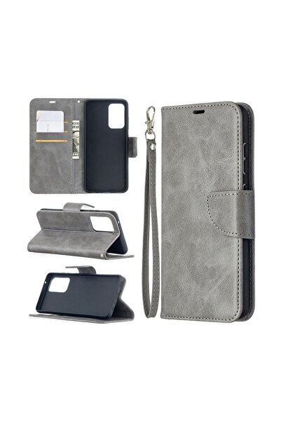 sscase Retro Lambskin Θήκη Πορτοφόλι Grey (Samsung Galaxy A52/A52s)
