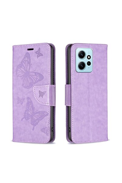 sscase Two Butterflies Θήκη Πορτοφόλι Purple (Xiaomi Redmi Note 12 4G)
