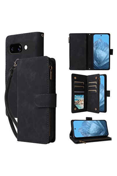 sscase Lite Zipper Θήκη Πορτοφόλι Black (Google Pixel 9a 5G)