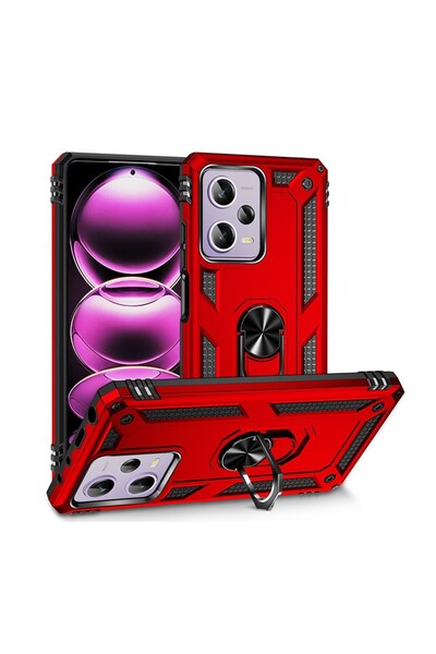 sscase Protective Case Σκληρή Θήκη με Δαχτυλίδι Red (Xiaomi Redmi Note 12 Pro...