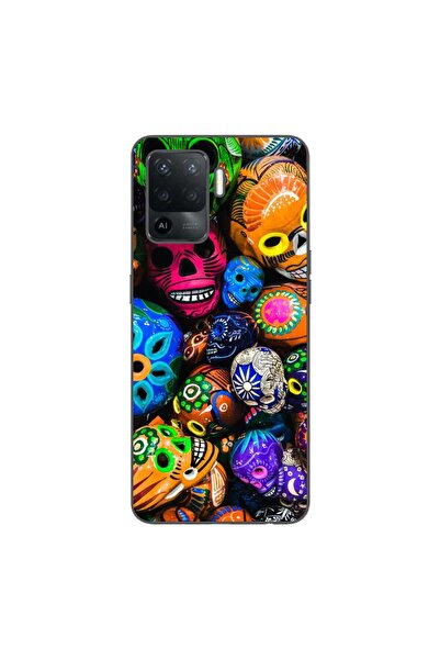 OEM Husa compatibila cu Oppo Reno5 Lite Silicon Gel Tpu Model Halloween Crani...