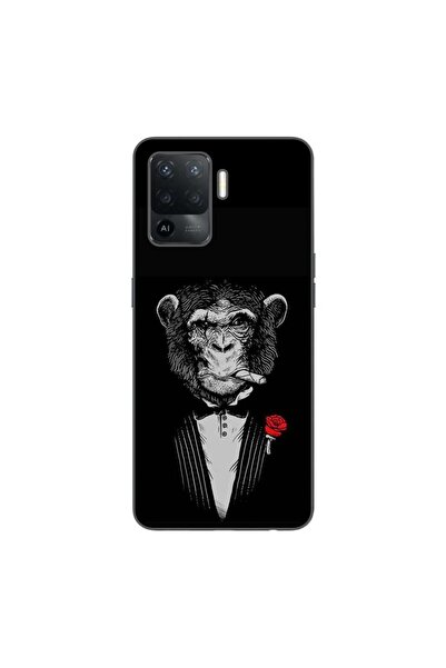 OEM Husa compatibila cu Oppo Reno5 Lite Silicon Gel Tpu Model Cigar Monkey
