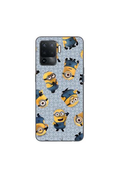OEM Husa compatibila cu Oppo Reno5 Lite Silicon Gel Tpu Model Pattern Minioni