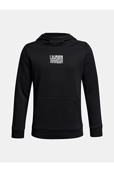 Under Armour Hanorac băiețesc UA Armour Flc Retro Grphc HD-BLK