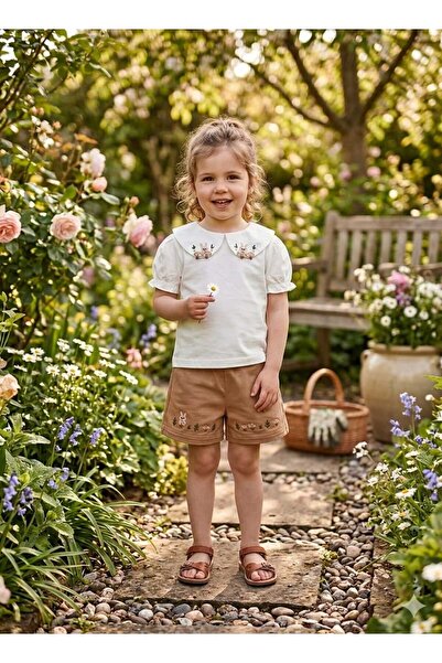 Babexi Girl's Top and Bottom Set with Pattern