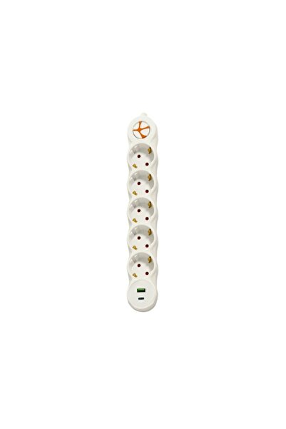 Tunçmatik TSK19059 Powerstrip Beşli Anahtarlı 1,5 Metre Grup Priz TYPEC+USB
