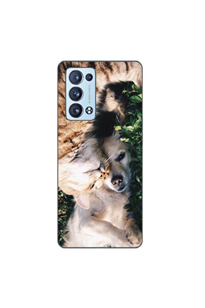 OEM Husa compatibila cu Oppo Reno6 Pro 5G Silicon Gel Tpu Model Caine si Pisica