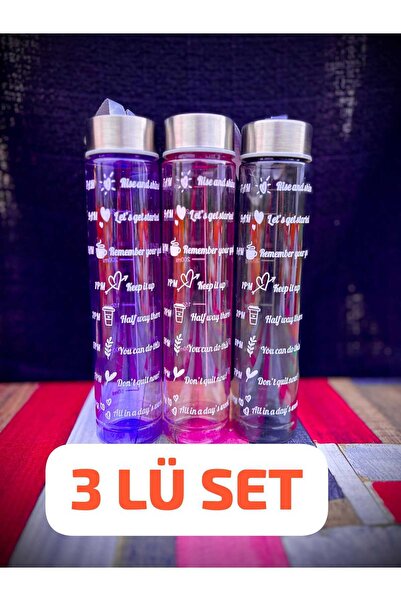 Empressco Motivasyonel 500ML Spor Su Şişesi, BPA İçermeyen Tritan Malzeme