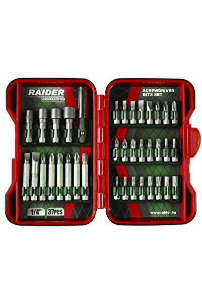 Raider Power Tools Set biti si adaptoare pt. surubelnita 37pcs
