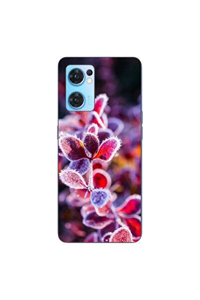 OEM Husa compatibila cu Oppo Reno7 5G Silicon Gel Tpu Model Flori Inghetate