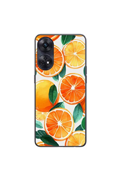 OEM Case compatible with Oppo Reno8 T 4G Silicon Gel Tpu Model Oranges