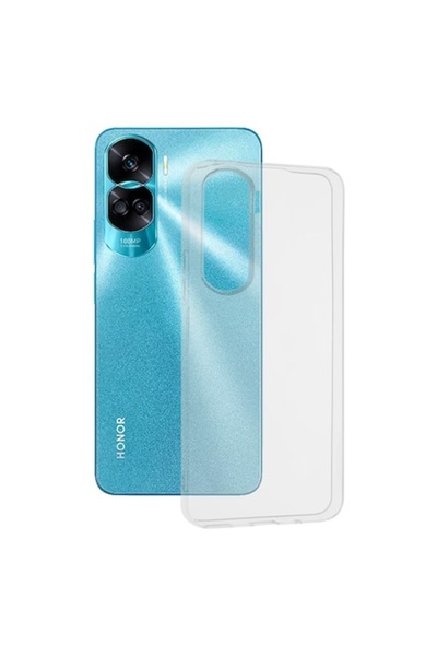 DAMUR Carcasă de protecție, compatibilă cu Honor 90 Lite, TPU, transparentă